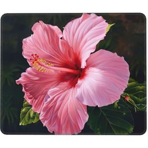 SSIMOO Hawaii roze bloem mode computer pad, mooie muismat, geschikt voor thuiskantoor games, werkcomputers