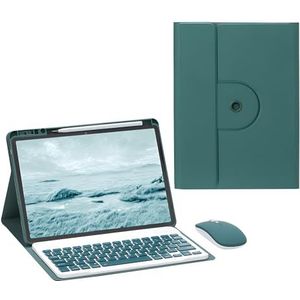 Toetsenbordhoes Voor Huawei Matepad 11.5 / Air 11.5 2023, Draadloos Afneembaar Toetsenbord Met Achtergrondverlichting, 7 Kleuren, 360 Draaibare Hoes Met Ingebouwde Penhouder,Groen