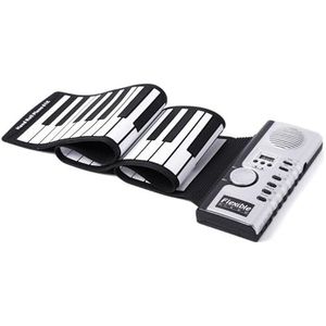 Handgerolde Piano Met 61 Toetsen En Luidspreker Voor Beginners Siliconen Elektronisch Toetsenbord Voor Volwassenen