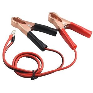 Spanningsomvormer 40 * 32 mm 2 Stuks Auto 50AMP Batterij Omvormer Draad Stroomoverdracht Kabel Krokodillenklem 0,25 Inch/6,3 Mm Ringklem Gatgrootte Stroomomvormer