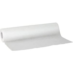 Habys Wegwerp vlieskussen 70 cm x 50 m op rol met perforatie I wit I medisch crêpe onderzoekslaken I cosmetische ligstoel Tatto SPA