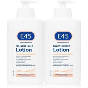 E45 – Dermatologische, hydraterende lotion – dubbele verpakking, 500 ml