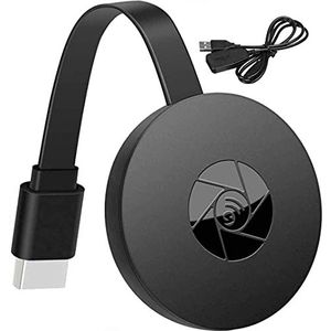 XIEANDKONG Wireless Dongle WiFi Display, HDMI Adapter 4K 1080P, Streaming TV Stick Ricevitore Ondersteuning DLNA/AirMirror/Airplay/Miracast, voor iOS 8 Android 5.0 Mac/Windows 7