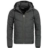 INDICODE JEANS Winterjas 'Circus'  donkergrijs