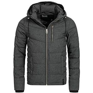 INDICODE JEANS Winterjas 'Circus'  donkergrijs