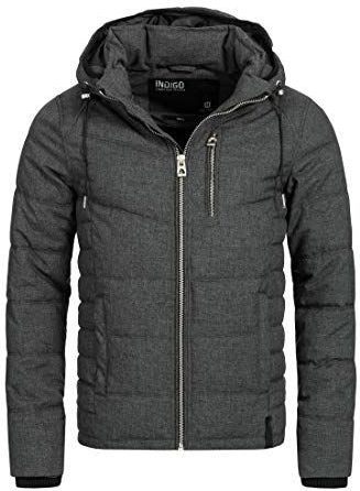 INDICODE JEANS Winterjas 'Circus'  donkergrijs