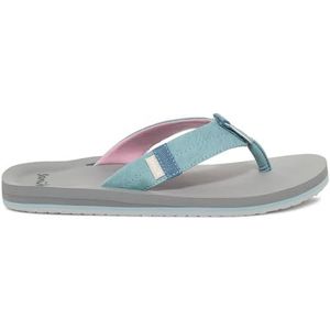 Sanuk Ziggy Switchfit Teenslippers voor dames, Dusty Blauw, 42 EU