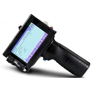 Handbediende slimme inkjetprinter, Automatische coderingsmachine assemblagelijn kan productiedatum afdrukken Qr Code Online Smart Handheld Inkjet Printer Klein voor Code Date Label-industrie(Online)