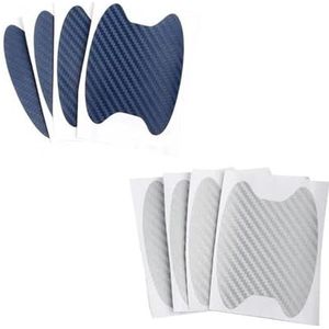 Autodeursticker Handvat Anti-krasbestendige Hoes Koolstofvezel Bescherm Auto's Film Styling Exterieur Autoaccessoires(Mixing-8pcs 1)