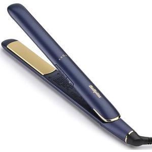 BaByliss Midnight Luxe Hair Straightens, Titanium Keramische Floating Plates voor een gladde styling, 30 seconden warmte, 3 warmteinstellingen tot 230 °C, 2516U, Wereldwijd gebruik, UK