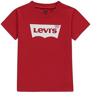 Levi's Kids T-shirt Batwing met Logo Rood