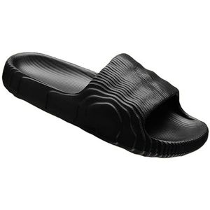 Yimuzche Slippers voor heren en dames, zomer, doucheslippers, antislip, dik, zachte demping, comfortabele sandalen, zwembad, strand, huis, slippers, Zwart, 35/36 EU
