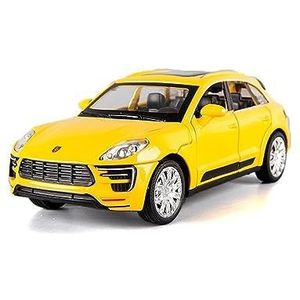 1:32 Voor Porsche Macan Model Auto Diecast Lichtmetalen Jongens Speelgoed Auto Suv Collectibles Kids Auto (Color : D, Size : No box)