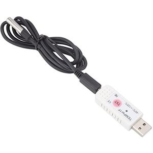 USB-thermometer, waterdichte externe sonde Realtime temperatuurcurveweergave Logfunctie Computer USB-thermometer Waarschuwingsinstelling Thermometer Datalogger voor computerruimte Apotheek