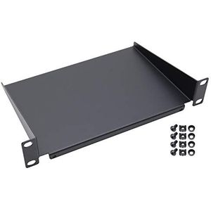 HMF 63399-02 Legboden voor Server Rack | 10"" | 1 U | 150 mm Diepte | Zwart