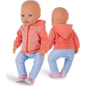 Isa's Friends® - Poppenkleding - Kleertjes Geschikt Voor O.a. BABY Born - 43 cm - Vestje met Broek