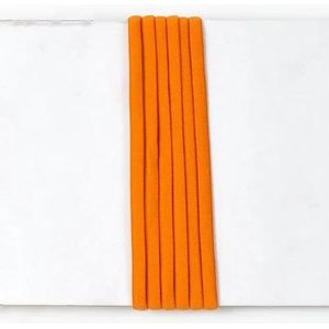 5/10M 3.0mm/5mm Elastisch Touw Koord voor Riem Schoenen Riem Haarband Kant Lint DIY Naaien Decoratie Accessoires-Oranje-3.0mm-5Meter