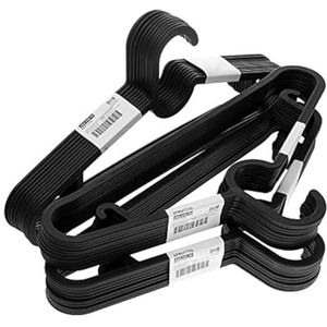 Ikea - SPRUTTIG - Kledinghangers - Zwart - Set van 30 - 39 centimeter