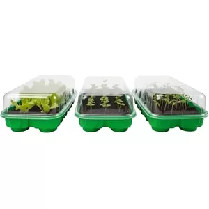 Zaaibakjes voor de tuin - 24 cellen - set van 5