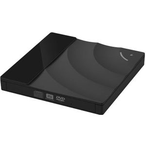 Externe CD DVD-brander USB 3.0 Mobiele Optische Drive Afspelen Computer Notebook Externe Schijf Externe Slim Disk-lezer Gebruiksvriendelijk(Black)