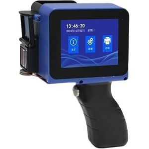 Mini draagbare handheld inkjet barcodeprinter 12,7 mm batchdatumnummer vervaldatum coderingsmachine ondersteunt 28 talen,Soepele werking(Green ink cartridge)