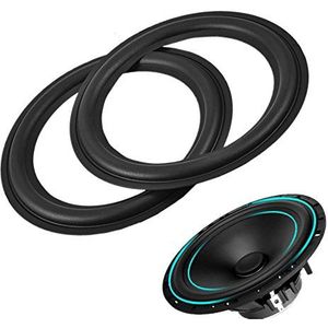 8 Inch Luidspreker Rubber Rand Surround Reparatie Set - 2 Stuks Woofer Reparatie Onderdelen