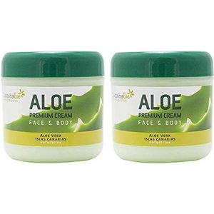 TABAIBA Y2 Premium Aloë Vera Cream voor gezicht en lichaam 300 ml x 2 eenheden