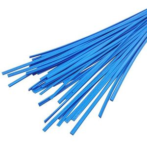 Een plastic lasverband Draden, staven, kunststof lasstaven, HD-PE, blauw, verpakking van 5-100 stuks(100pcs)
