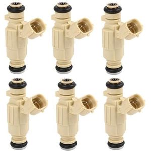 Brandstofinjector Benzine-injectiesproeiers Voor Hyundai Voor Elantra Voor Tiburon Voor Tucson Voor Santa Fe 35310-23600 9260930013 3531023600 6 Stuks Brandstofinjector