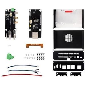 Wdbild Aluminium Behuizing Case Voor Ontwikkeling Board Met PCIE Ethernet USB3.2 Uitbreidingskaart Voor Optionele Grote Ruimte Voor RPI Accessoires