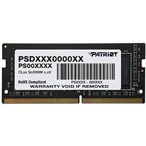 Patriot Memory Serie Signature SODIMM Geheugenmodule DDR4 3200 MHZ PC4-25600 16GB (1x16GB) C22 - PSD416G320081S