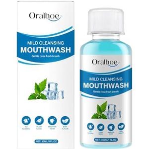 Mondwater Met Verse Munt For Een Onmiddellijke Reiniging En Langdurige Frisheid – Verwijdert Voedselresten En Verbetert Het Mondcomfort(1PCS)