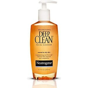 Neutrogena, Deep Clean, gezichtsreiniger, normale tot vette huid, 200 ml