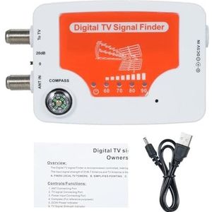 TV-signaalsterktemeter Digitale tv-signaalzoeker antenne terrestrische tv-antenne Signaalsterktemeter met kompas