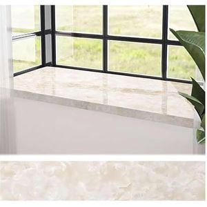 Behang, Lengte Marmer Contactpapier Schil en plak Marmerbehang Granietpapier Zelfklevend Verwijderbaar(Beige,196.85x31.5IN)