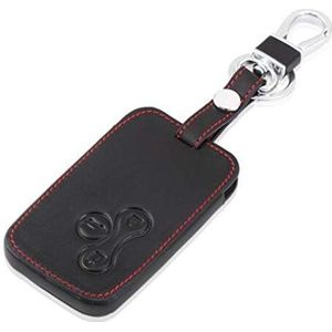 Happyit Lederen auto afstandsbediening case cover voor Renault Megane R.S. Scene 3-toetsen kaartsleutel Smart Key