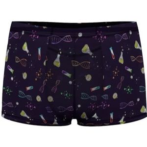 Science Dark Boxershorts voor heren, sexy shorts, mesh boxers, ondergoed, ademende onderbroek, string