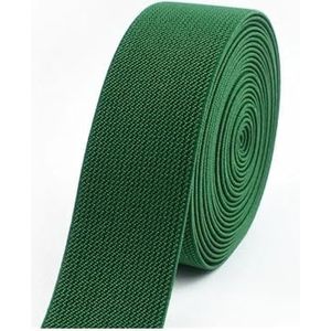 3/5 meter 10-50 mm elastische banden voor broek taille rubberen band stretch singels riem doe-het-zelf ondergoed kleding naaien accessoire (groen, 5 meter _38 mm)