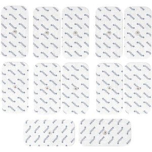 12 axion elektroden/pads 10x5 cm – geschikt voor EMS- en TENS-apparaten van Sanitas & Beurer