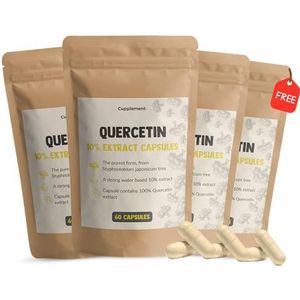 Quercetine Capsules - 500 mg - Vegan - Duurzaam - 100% Natuurlijk