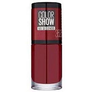 Maybelline New York Color Show Nagellak 352 downtown rood, 3-pack (3 x 7 ml)