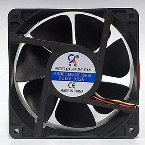 LMNCBVYA MING Quan 12V DC Cooling Fan MQ12038HSL - 120mm x 120mm x 38mm, 0.52A, 3-Pin Cooling Solution