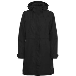 Blend NORTH BEND NBMalika dames parka waterdicht winddicht ademend winterjas met waterkolom 8000mm W-PRO weersbeschermingssysteem, maat: 36, kleur: zwart (1001), zwart (1001), 40
