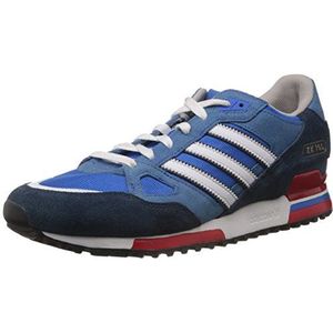 Adidas ZX750 Low-Top voor heren, Blue Bluebird Running White Ftw St Dark Slate F13, 46 EU