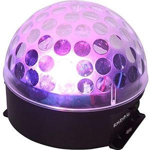 Ibiza Astro-Bat led-effectspot met accu, zwart