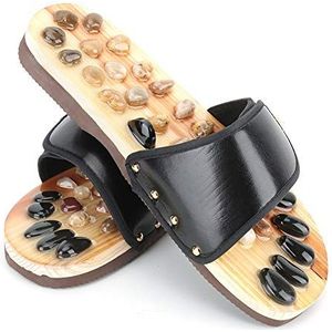 Voetmassage Slippers, Kiezelsteen Acupunctuur Sandalen Voet Relax Schoenen Reflexologie Ontspannende Mat Gezondheidszorg Massage Tools Voor(39-40)
