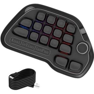 alloneslife Wireds USB Mechanische Nummer Pad 17 Sleutel Hot Swappable Met RGBs Backlight En PBTs Keycaps VIA Programmeerbaar Voor Laptop PC