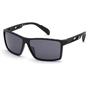 adidas Unisex Sport SP0010 05C 130 mm oogglazen hoesjes, zwart, 63, zwart, 63