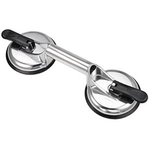 Dubbele zuignapglas lifter keramische tegel spiegel graniet tillen en bewegende handgreep met aluminiumlegering(1PCS)