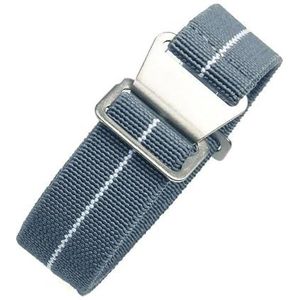 InOmak Nylon canvas horlogeband 18/20/22mm vervangende horlogebandjes armband, 18mm Black Buckle, Nylon